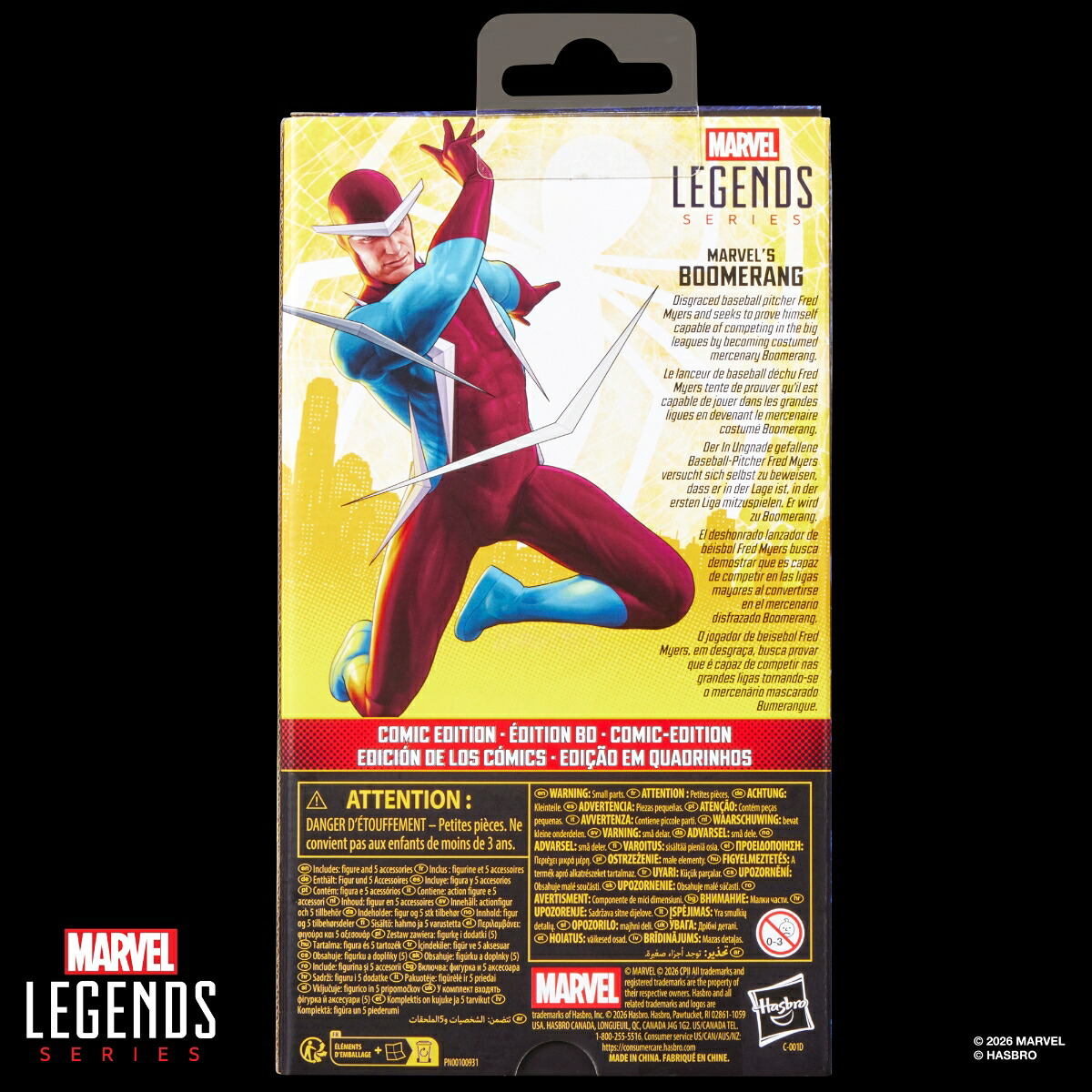 Marvel Legends 推出《祕密戰爭》末日博士與迴旋鏢人可動人偶 單款售價約台幣 978 元