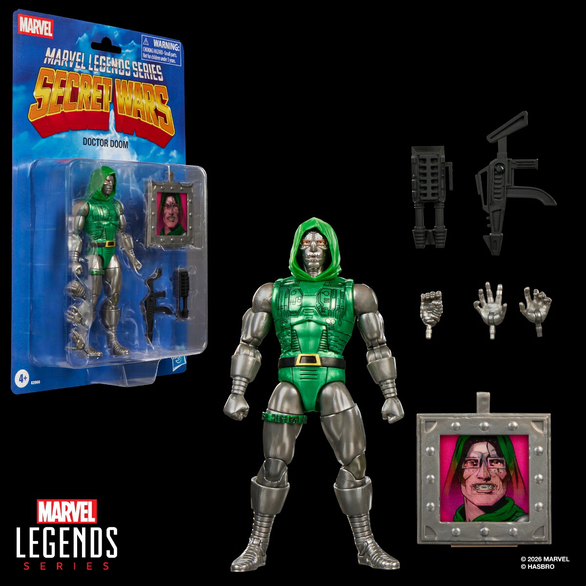 Marvel Legends 推出《祕密戰爭》末日博士與迴旋鏢人可動人偶 單款售價約台幣 978 元