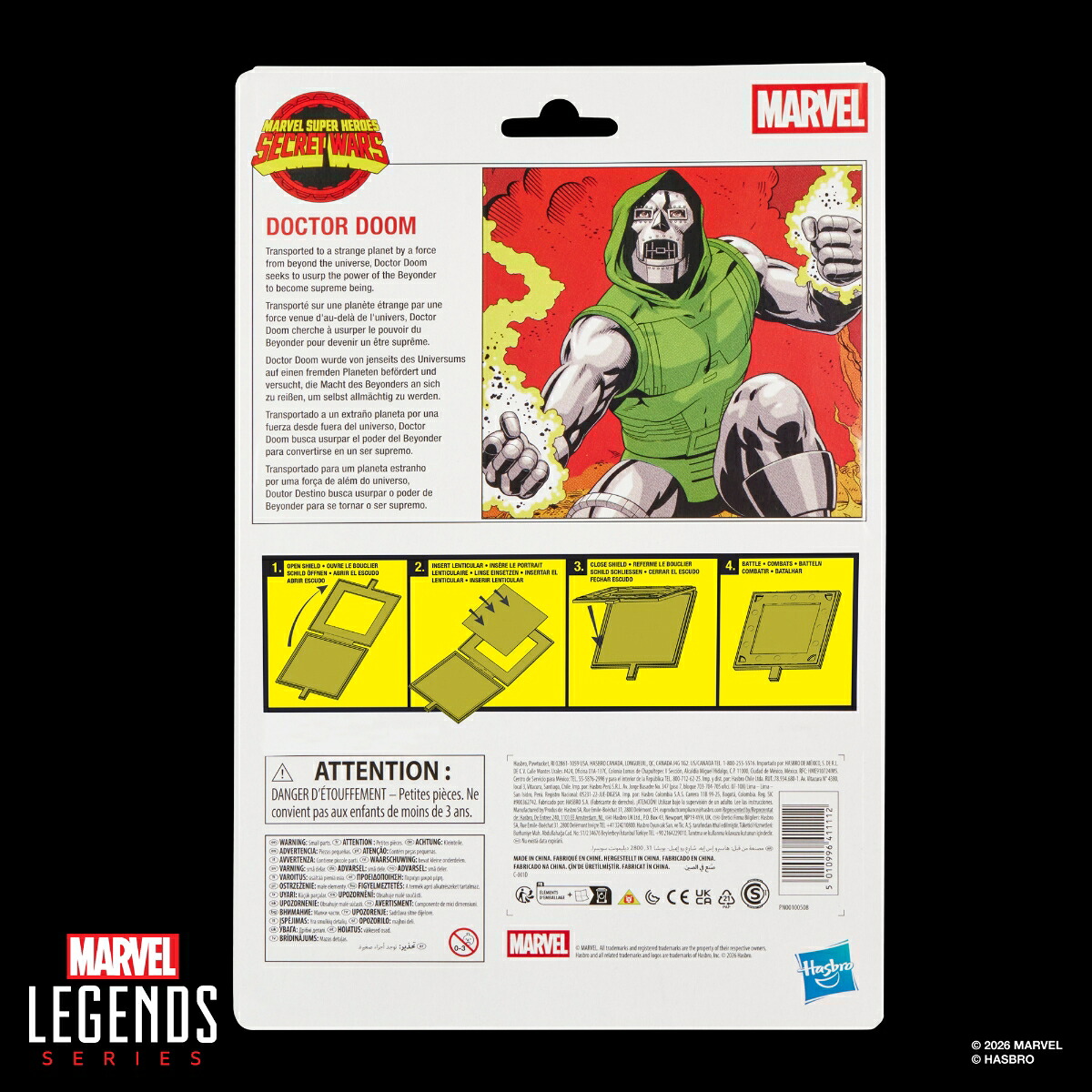 Marvel Legends 推出《祕密戰爭》末日博士與迴旋鏢人可動人偶 單款售價約台幣 978 元