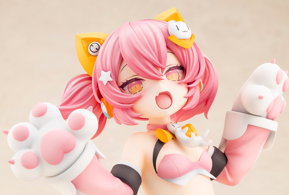 壽屋《女神裝置》PUNI☆MOFU 貓貓 2/1 比例模型開訂,重現 BLADE 筆下極致肉感
