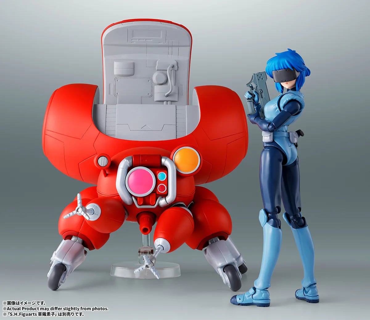 TAMASHII《攻殼機動隊》草薙素子與 Fuchikoma 登場 支援搭乘 2027 年發售