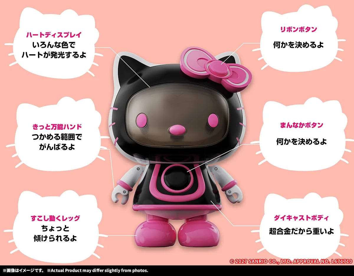 Bandai《Hello Kitty》超合金 2.0 內建語音互動 2027 年 1 月發售