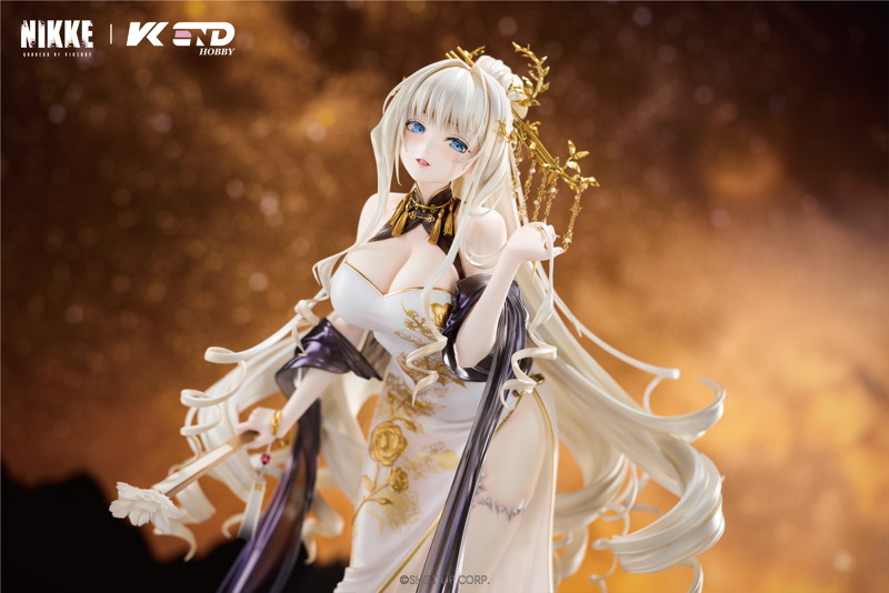 《勝利之女神:妮姬》皇冠「耀眼花朵」1/4 比例模型預購開跑 附贈替換臉售價 6.2 萬日圓