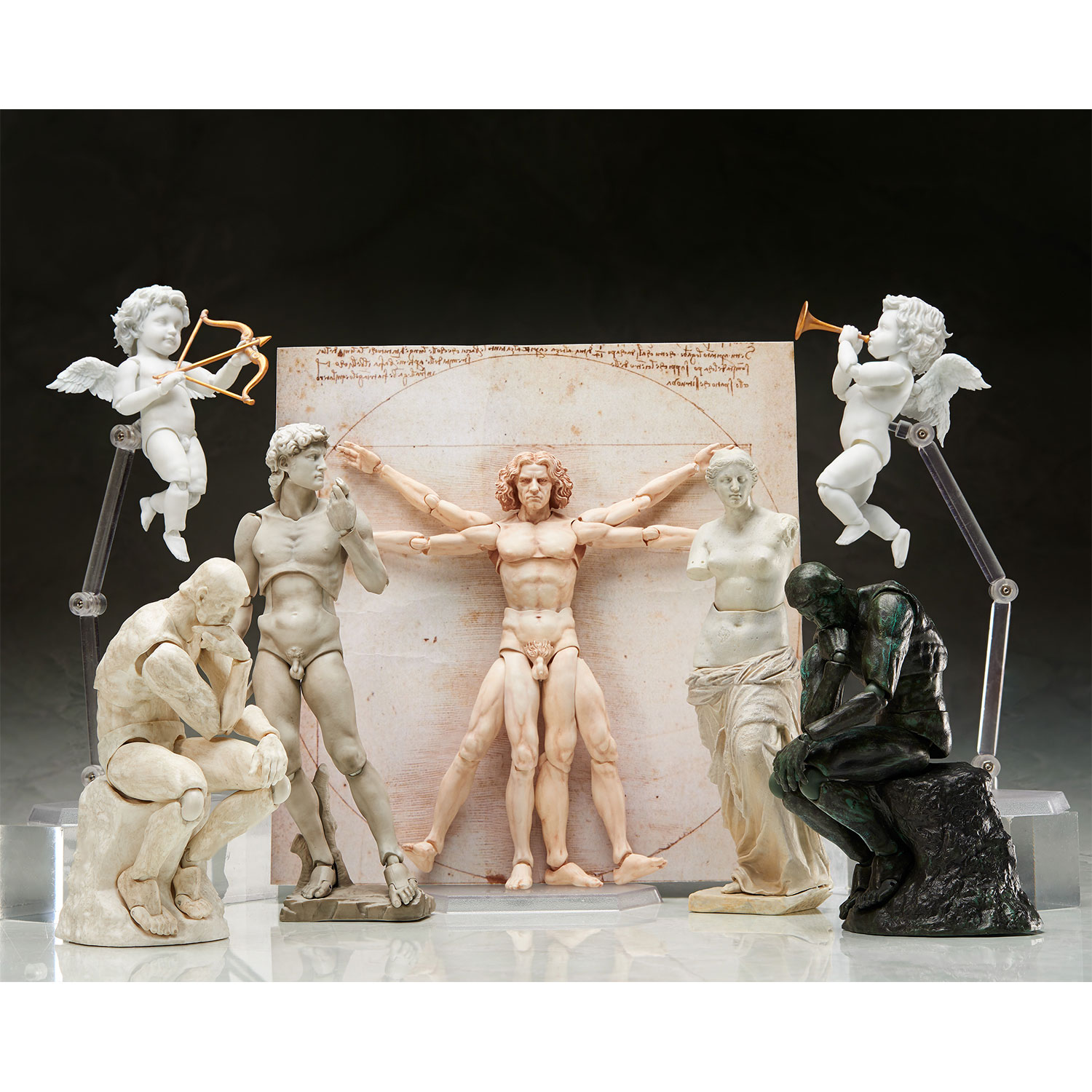 FREEing《桌上美術館》figma 天使像 2027 年再販 附配件重現尿尿小童
