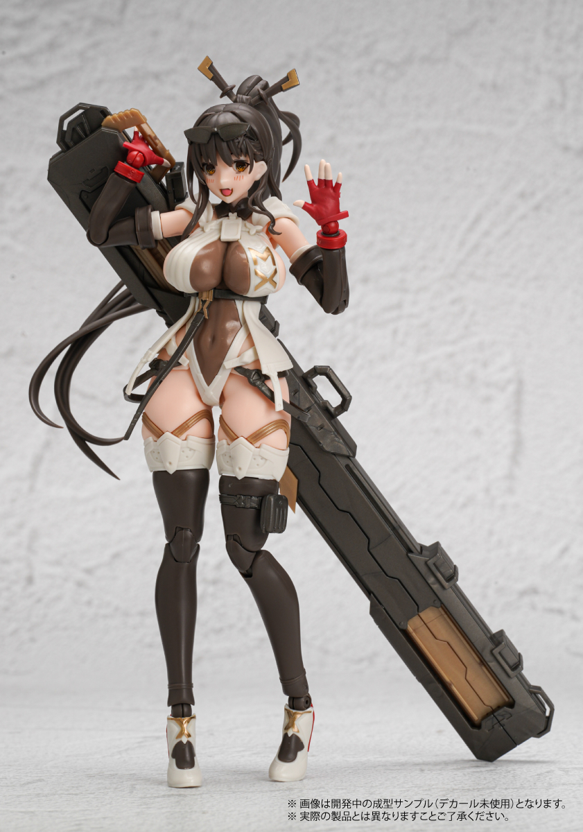 Max Factory《MX-chan》組裝模型 8月7日預購 搭載可動眼球與變形磁軌砲