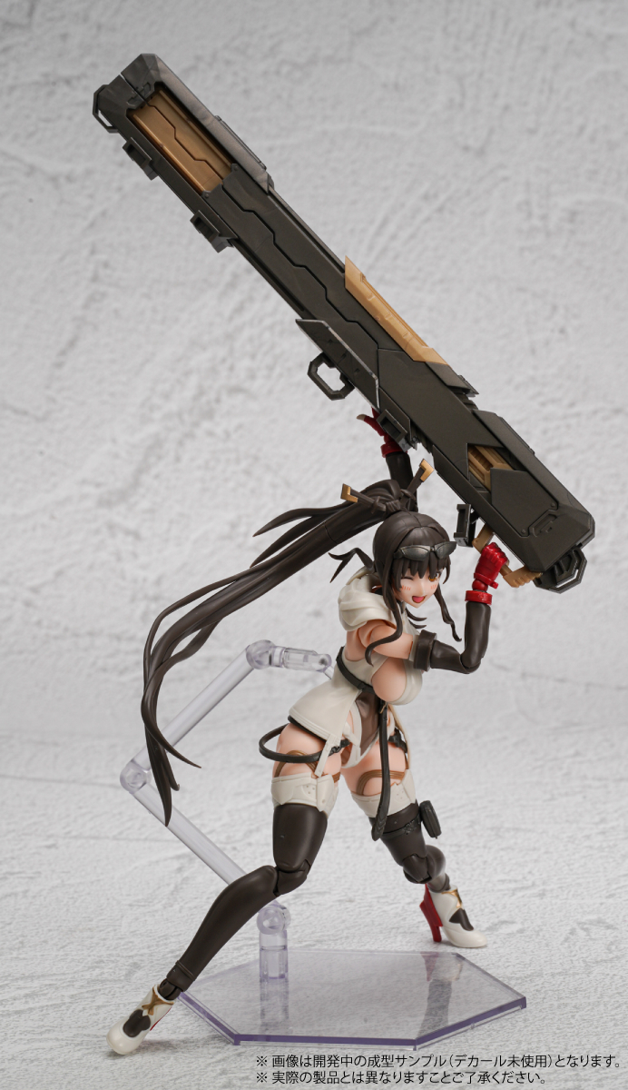 Max Factory《MX-chan》組裝模型 8月7日預購 搭載可動眼球與變形磁軌砲
