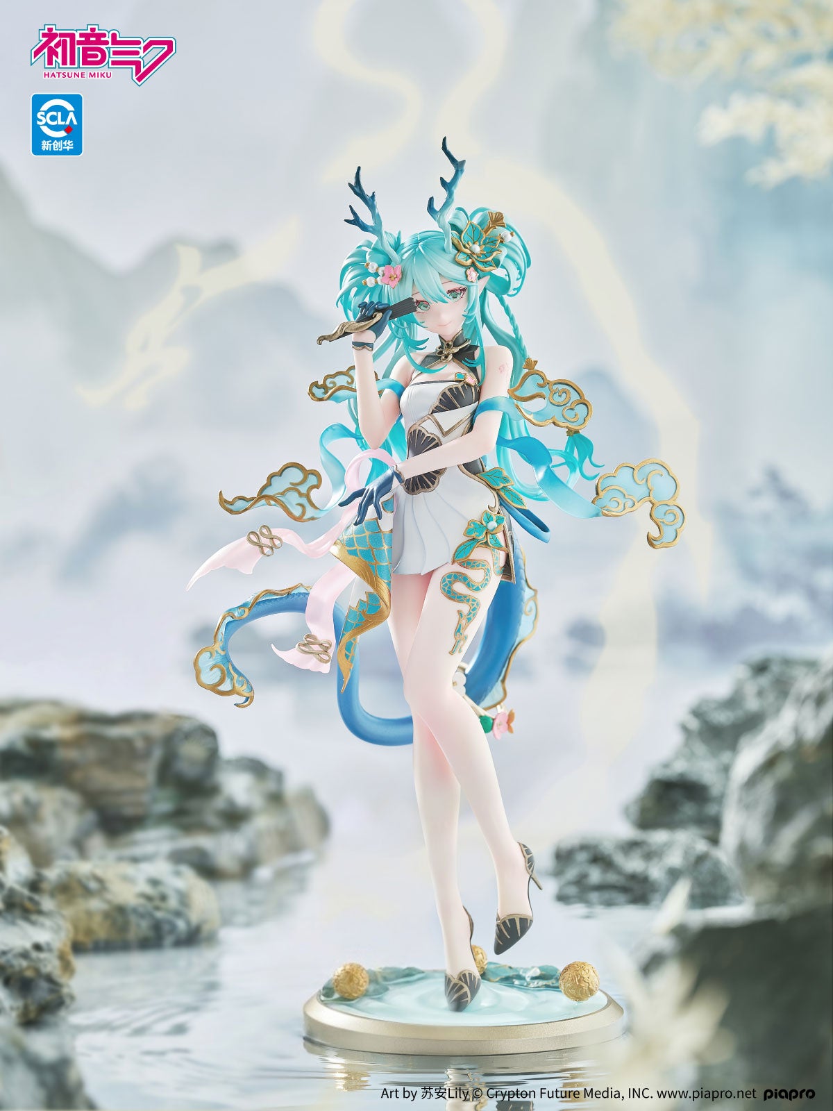 海洋堂《初音未來》青龍Ver. 模型 展現蘇安Lily東方美學 2027年發售