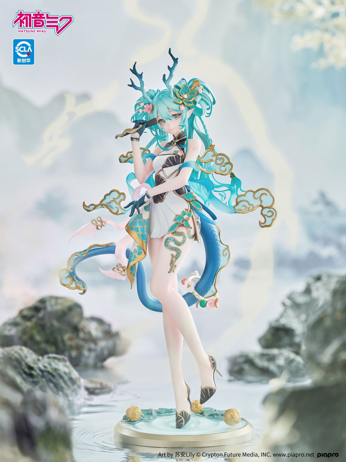 海洋堂《初音未來》青龍Ver. 模型 展現蘇安Lily東方美學 2027年發售