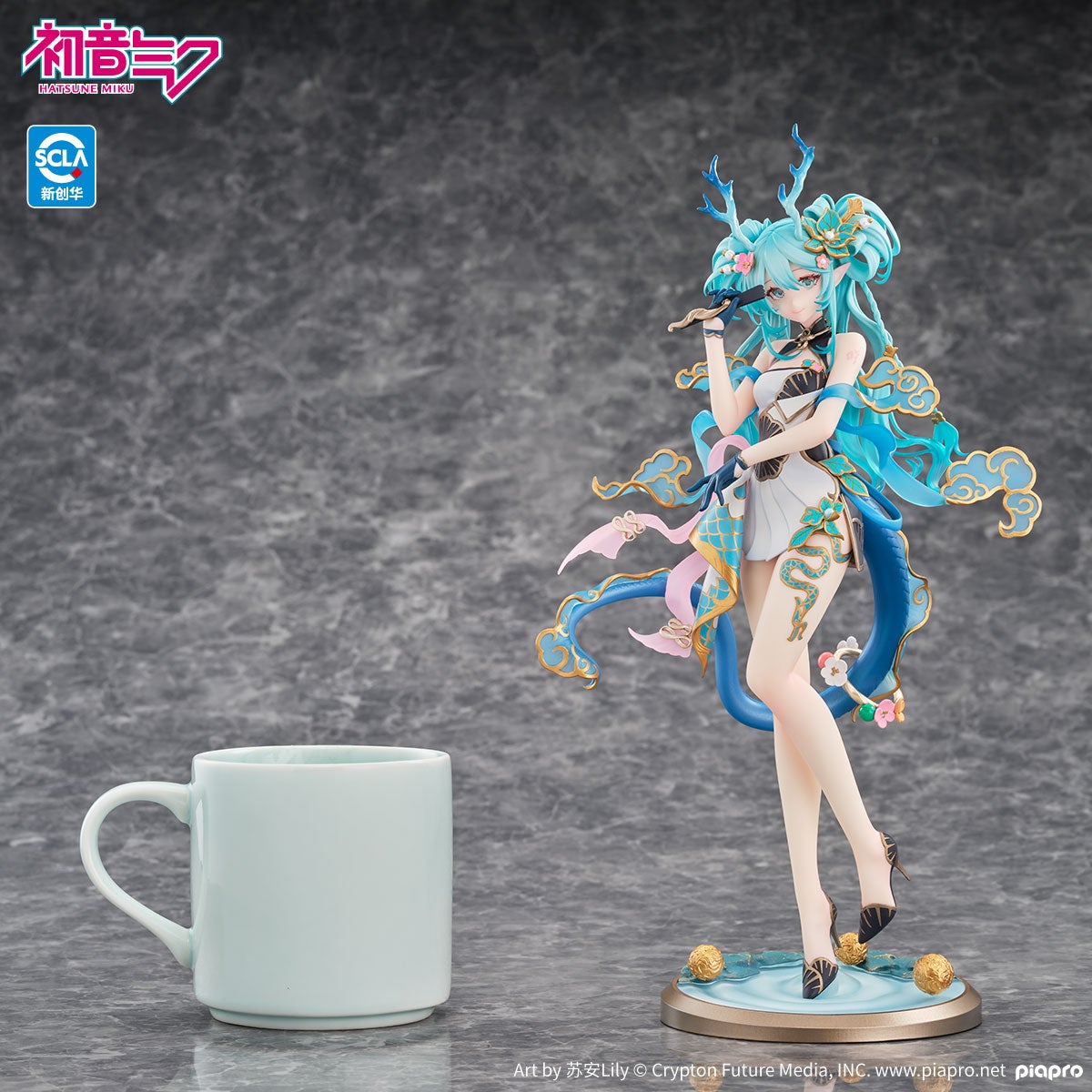 海洋堂《初音未來》青龍Ver. 模型 展現蘇安Lily東方美學 2027年發售