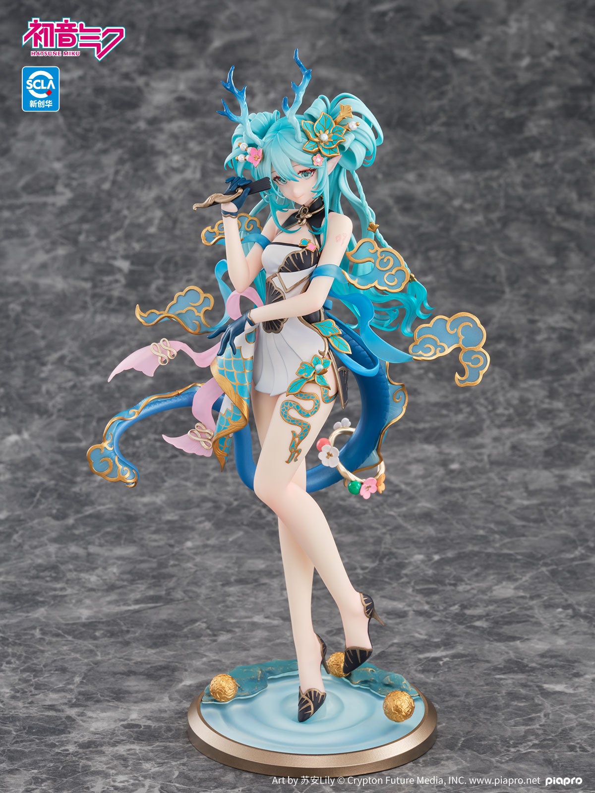 海洋堂《初音未來》青龍Ver. 模型 展現蘇安Lily東方美學 2027年發售