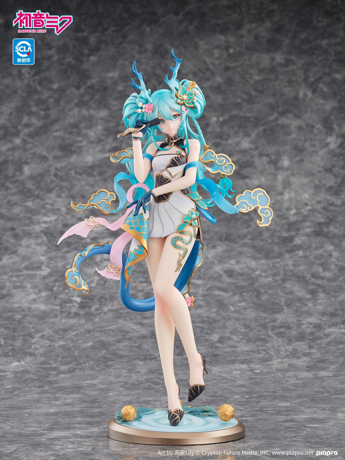 海洋堂《初音未來》青龍Ver. 模型 展現蘇安Lily東方美學 2027年發售