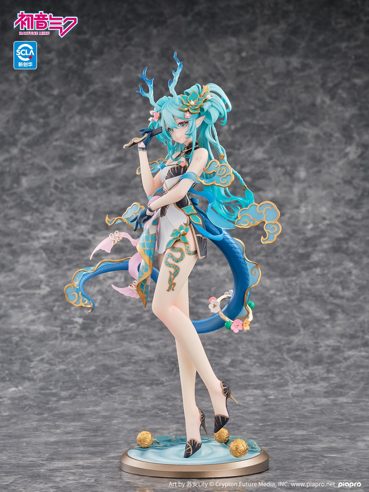海洋堂《初音未來》青龍Ver. 模型 展現蘇安Lily東方美學 2027年發售