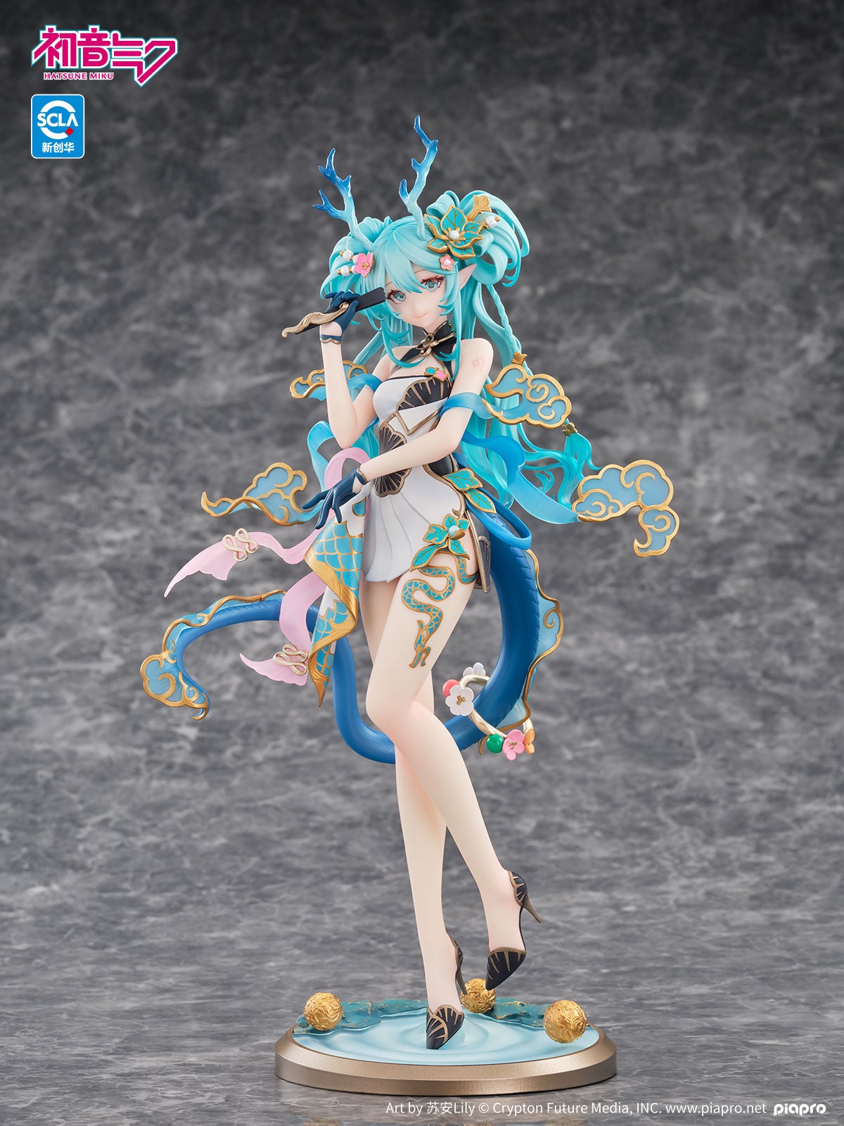 海洋堂《初音未來》青龍Ver. 模型 展現蘇安Lily東方美學 2027年發售