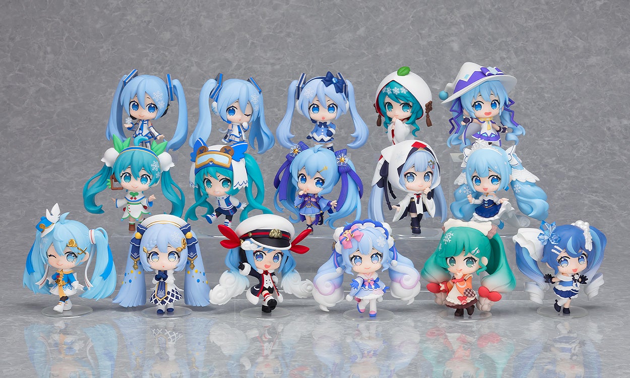GSC《雪初音全明星》第二彈盒玩 歷代8款造型預定2027年2月發售