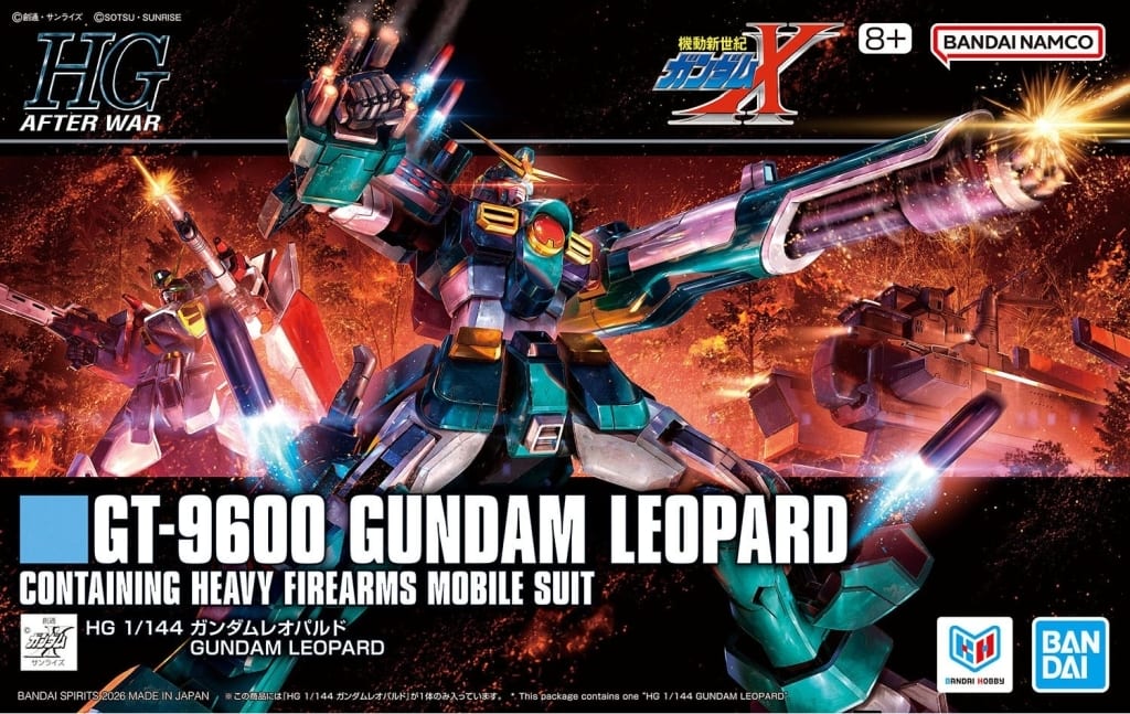 《鋼彈 X》HG 豹式鋼彈 2026 年 8 月發售 內藏機槍重現
