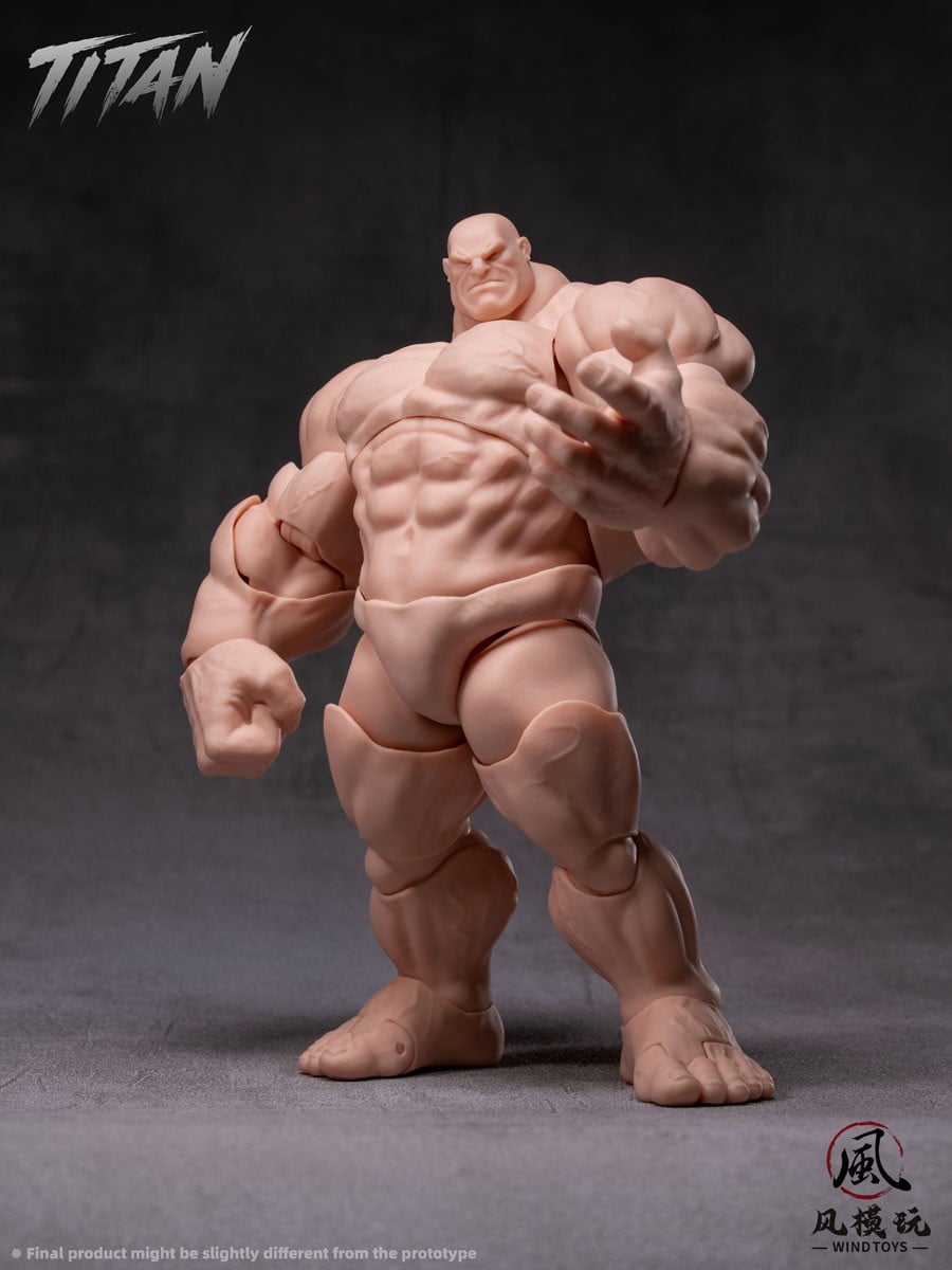 WIND TOYS 推出《Titan》1/12 肌肉素體 標配龍爪手與四色