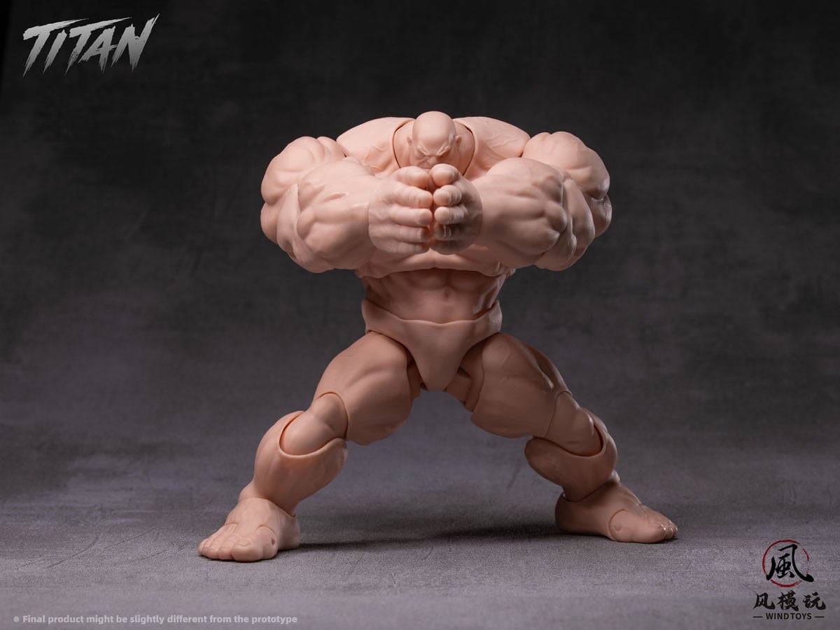 WIND TOYS 推出《Titan》1/12 肌肉素體 標配龍爪手與四色