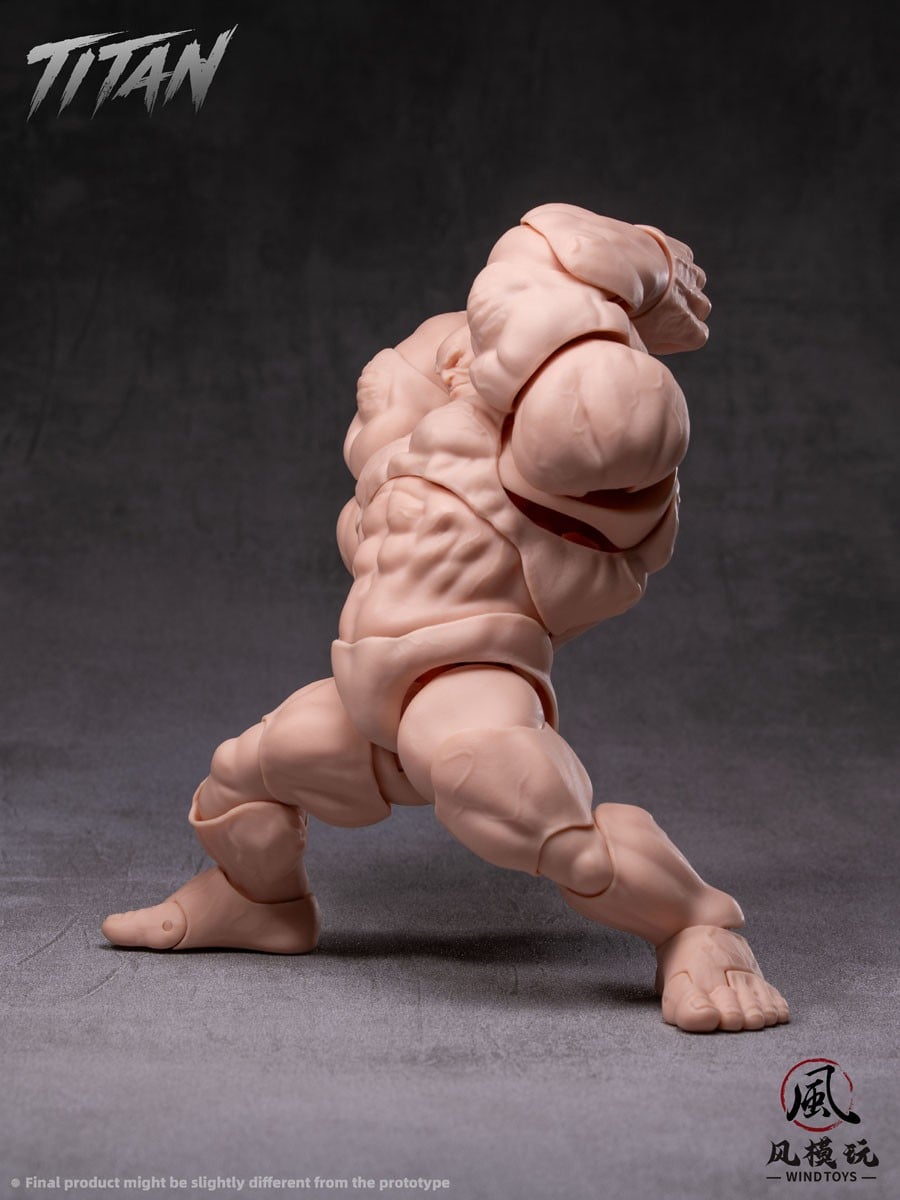 WIND TOYS 推出《Titan》1/12 肌肉素體 標配龍爪手與四色