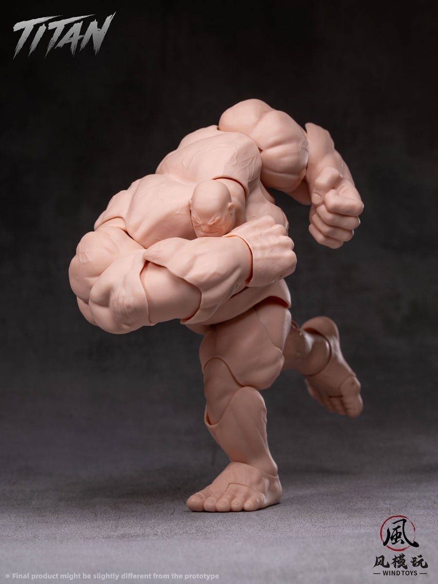 WIND TOYS 推出《Titan》1/12 肌肉素體 標配龍爪手與四色