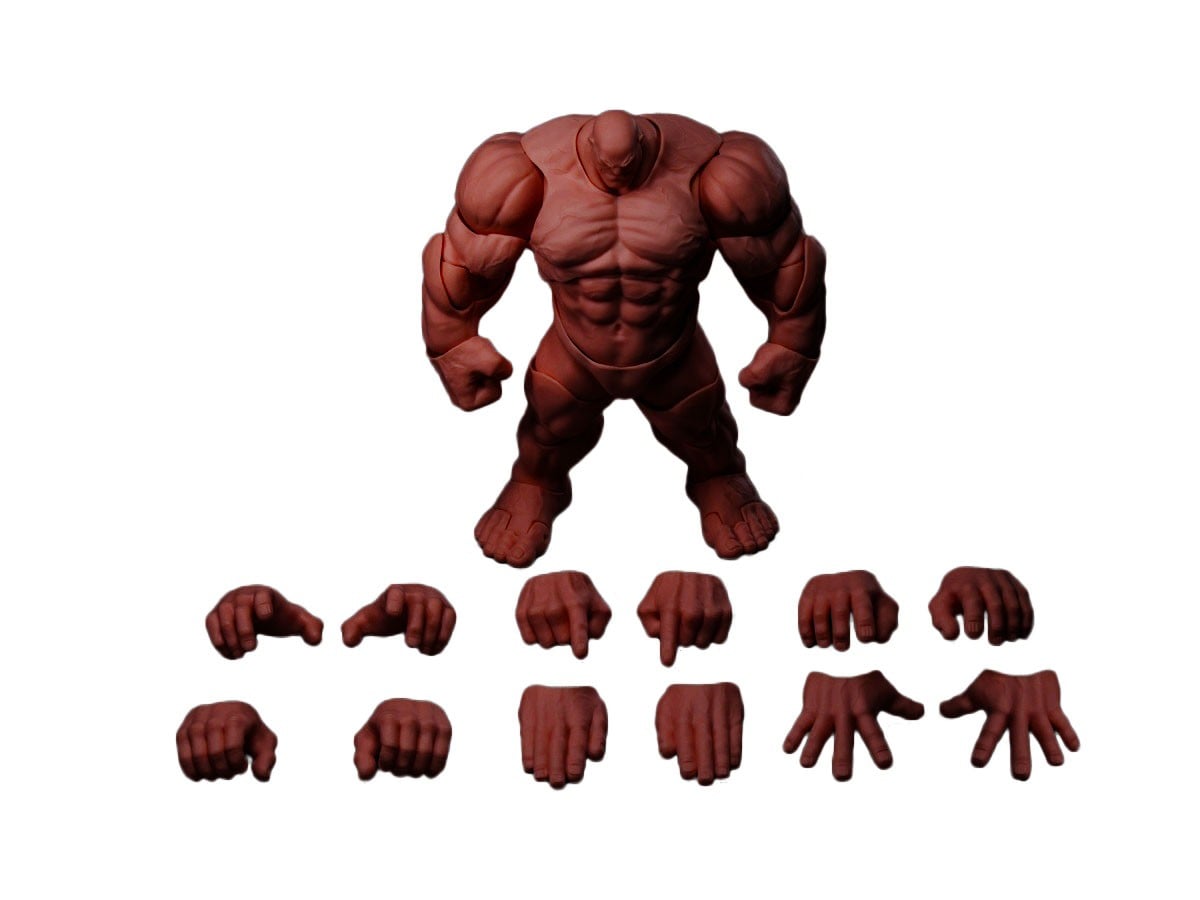 WIND TOYS 推出《Titan》1/12 肌肉素體 標配龍爪手與四色