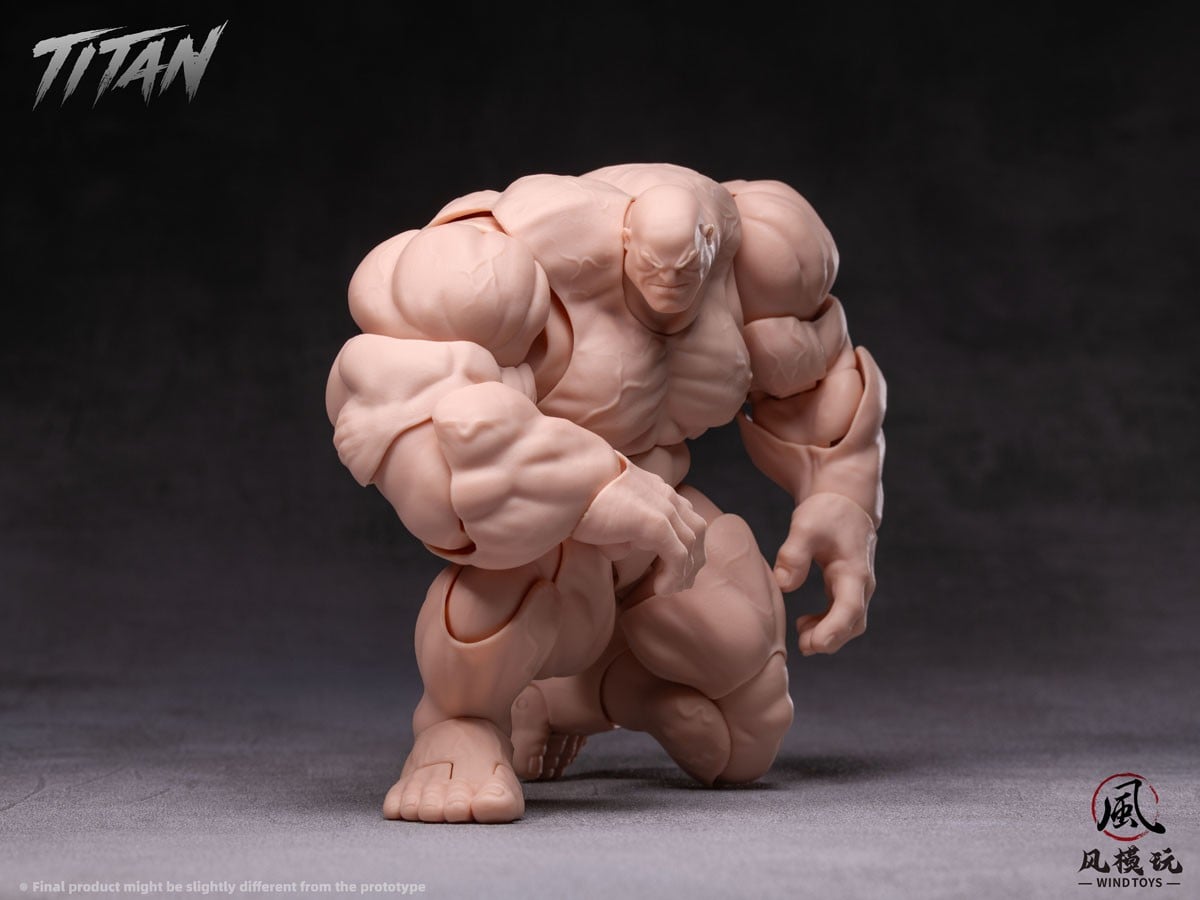 WIND TOYS 推出《Titan》1/12 肌肉素體 標配龍爪手與四色