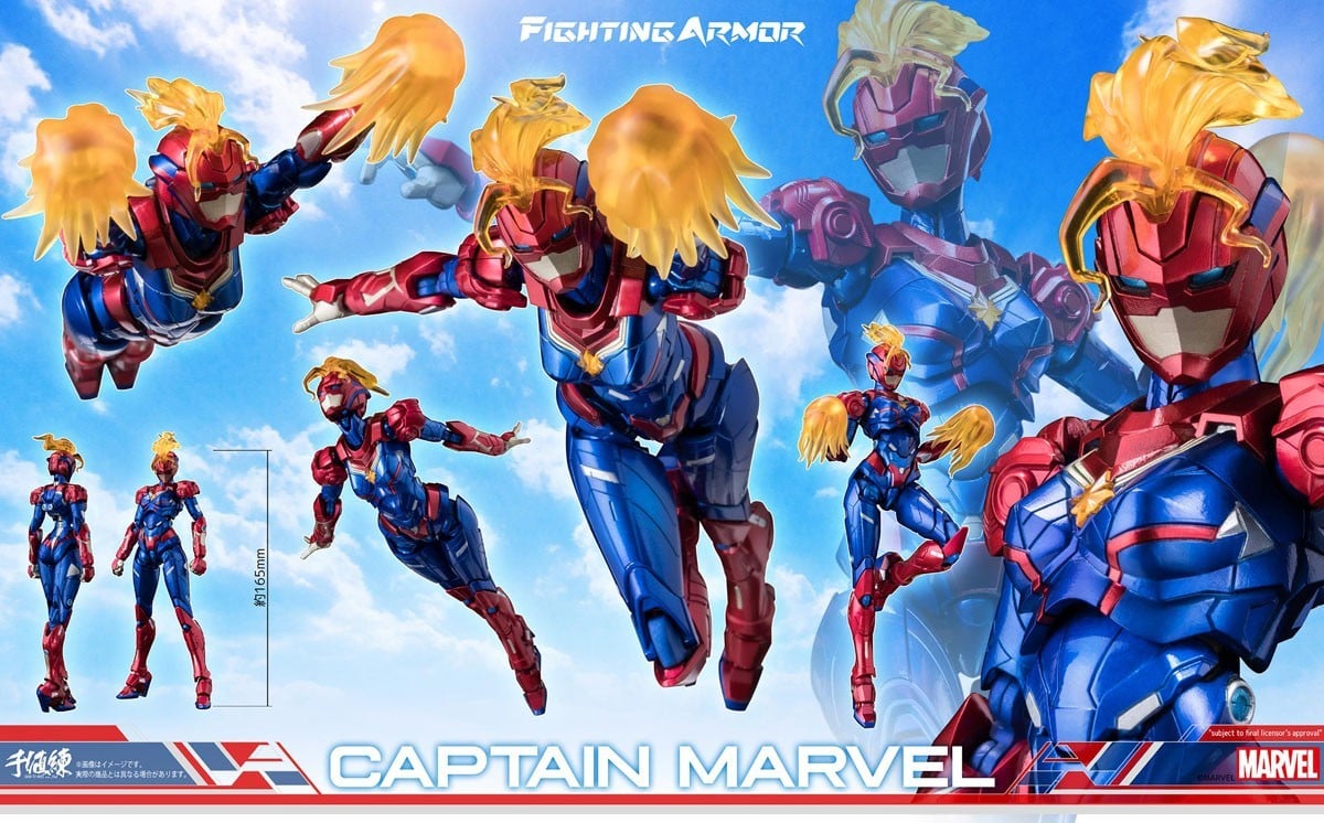 千值練 Fighting Armor《驚奇隊長》合金可動模型公開 裝甲美學 2026 年 12 月出貨