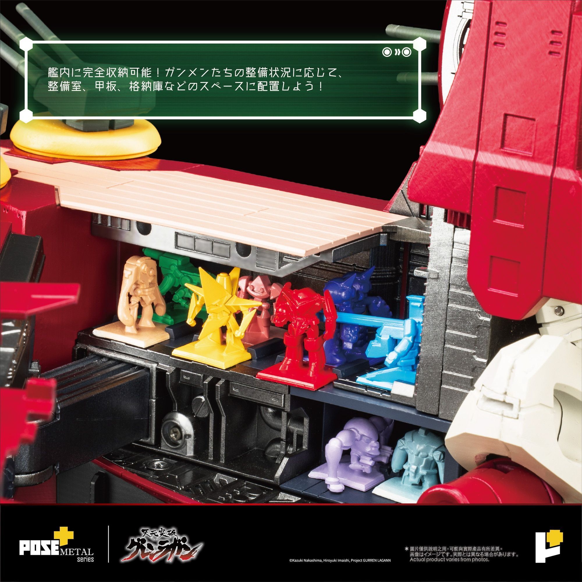 POSE+METAL《天元突破》大紅蓮 55公分合金巨體 2026年10月發售