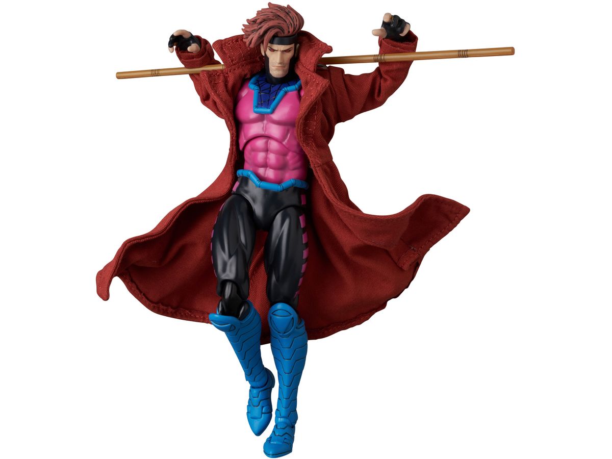 Medicom Toy《X-MEN》金牌手 GAMBIT 可動模型宣布再版 附屬布質長大衣與特效件預計 2026 年出貨
