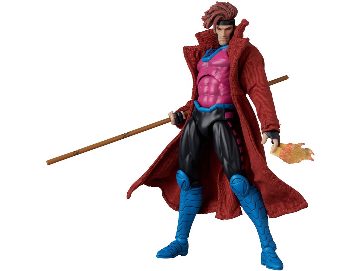 Medicom Toy《X-MEN》金牌手 GAMBIT 可動模型宣布再版 附屬布質長大衣與特效件預計 2026 年出貨