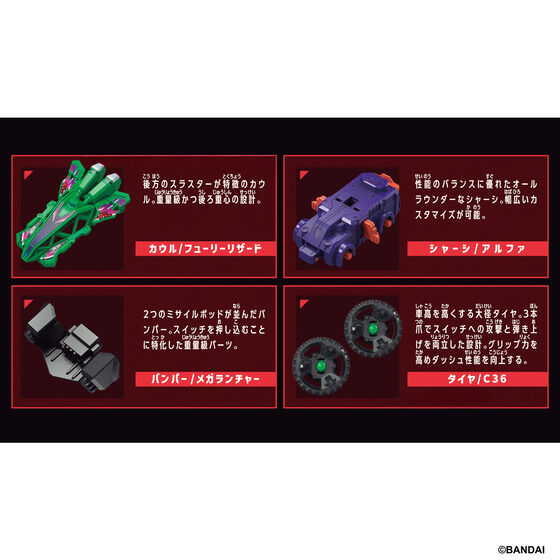萬代「バラバライド」全新戰鬥玩具 預約正式開啟