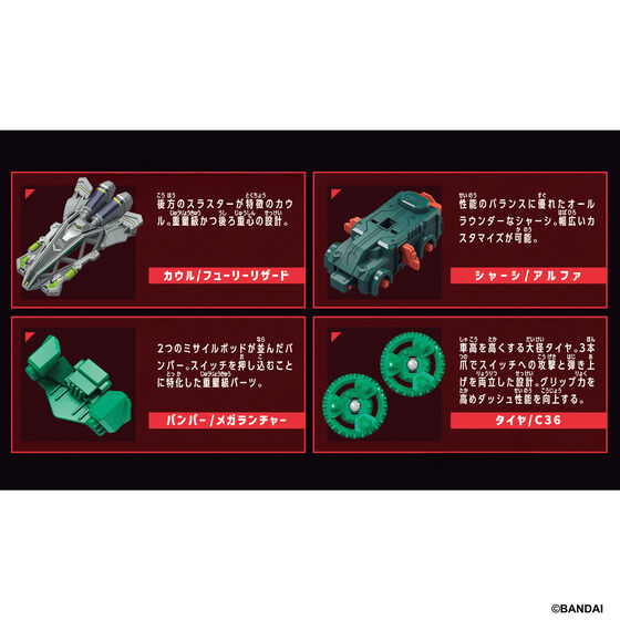 萬代「バラバライド」全新戰鬥玩具 預約正式開啟
