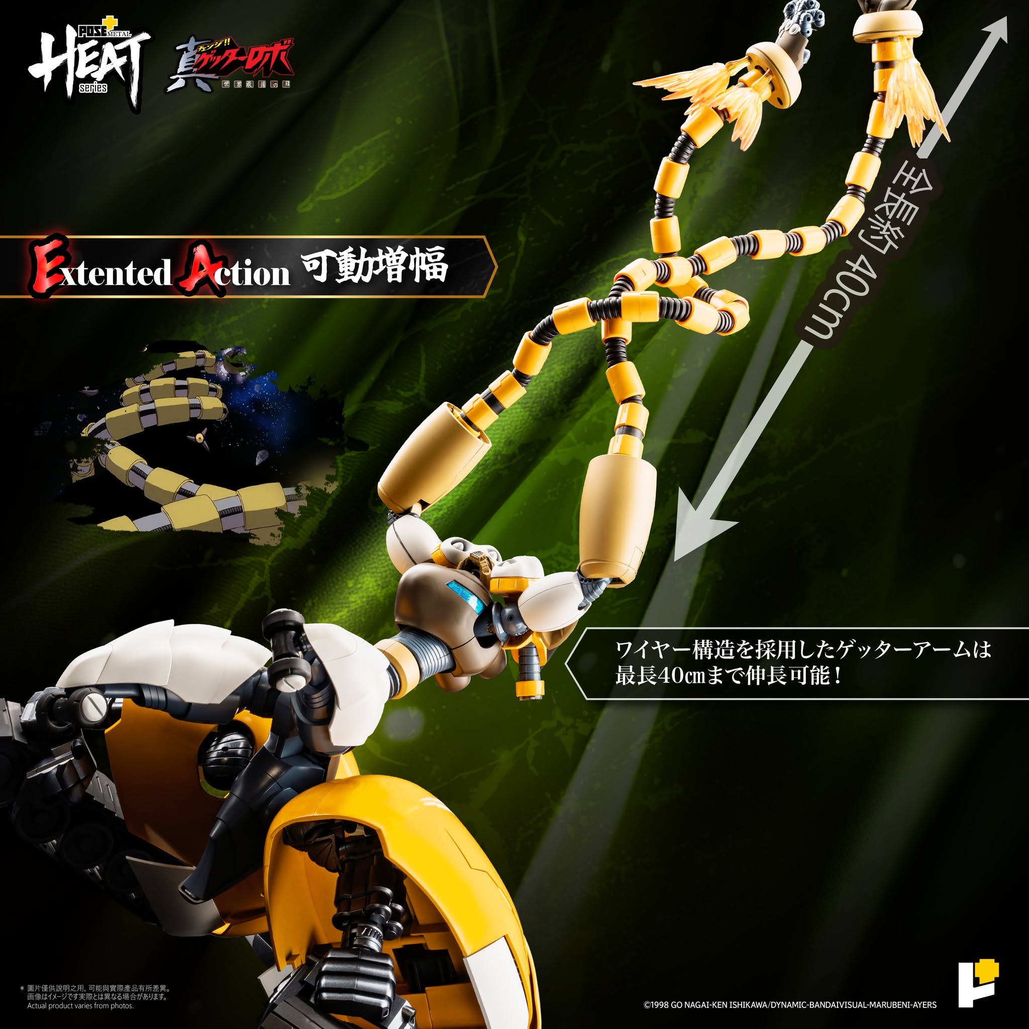 POSE+METAL HEAT真盖特3合金可动模型试作公开 近期开放预购