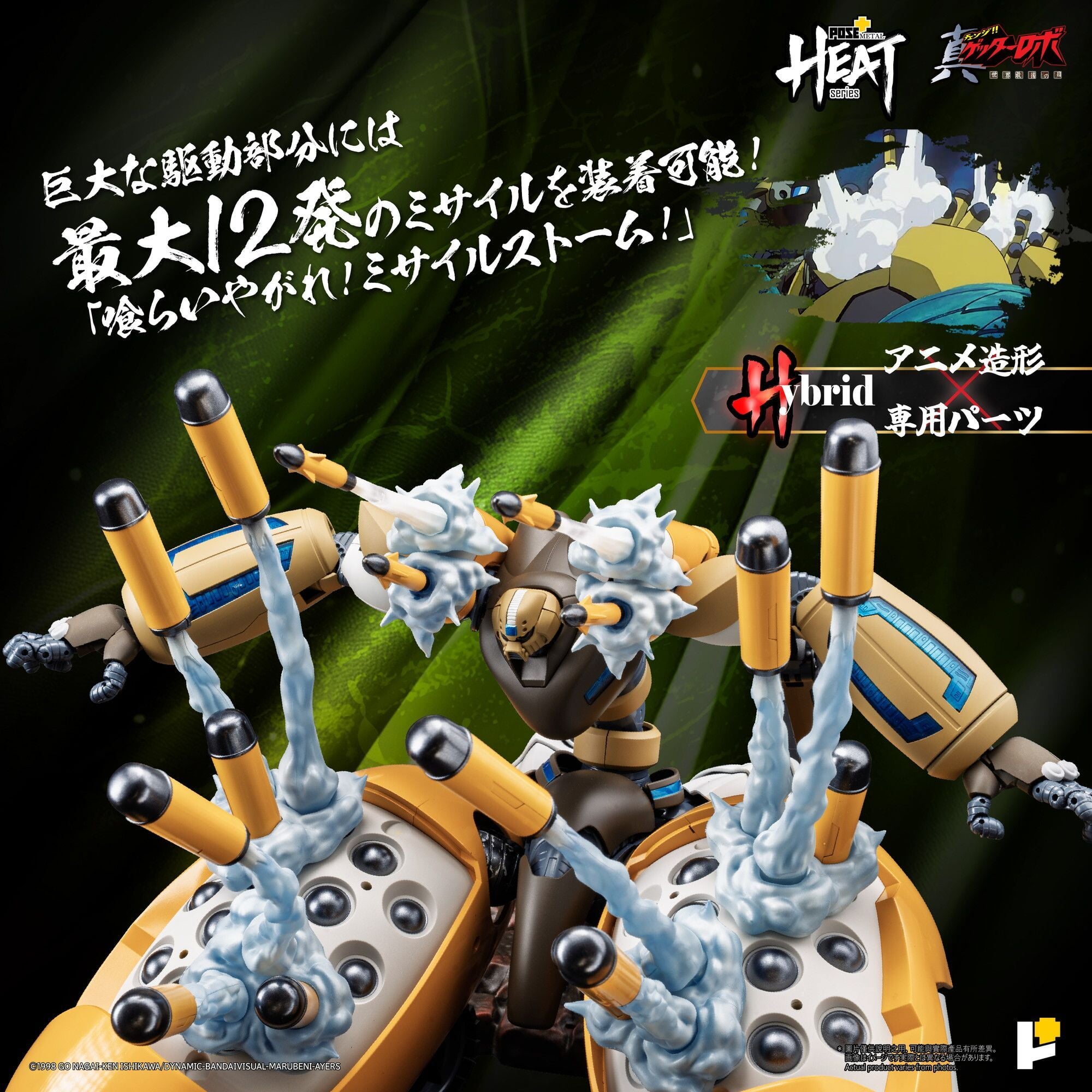 真盖特机器人世界最后之日Ver. 真盖特3合金模型开放预购