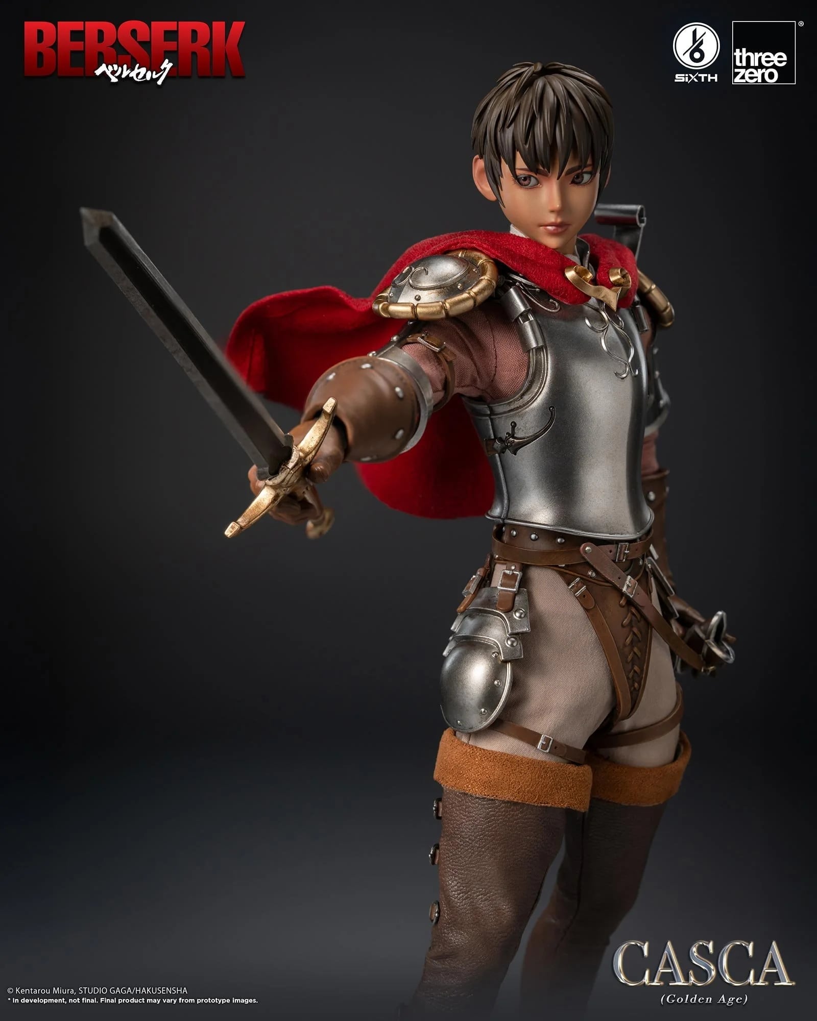 threezero《烙印勇士》凱斯卡黃金時代1/6可動人偶即將預購
