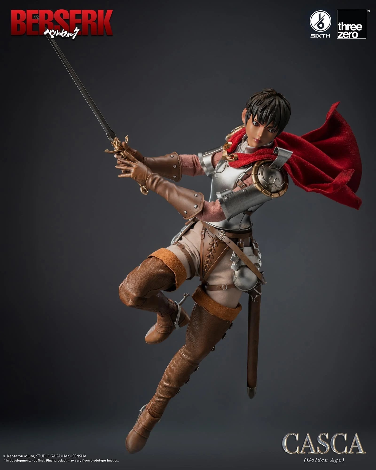 threezero《烙印勇士》凱斯卡黃金時代1/6可動人偶即將預購