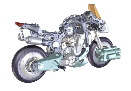 長谷川《機甲創世記モスピーダ》「スティック」模型今日開放預購