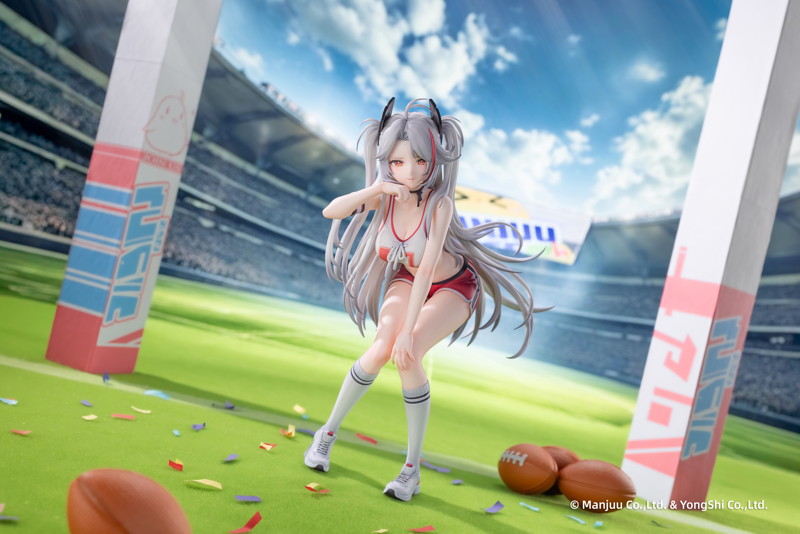 《碧藍航線》歐根親王美式足球 1/6 模型預購中 2026 年 9 月活力達陣