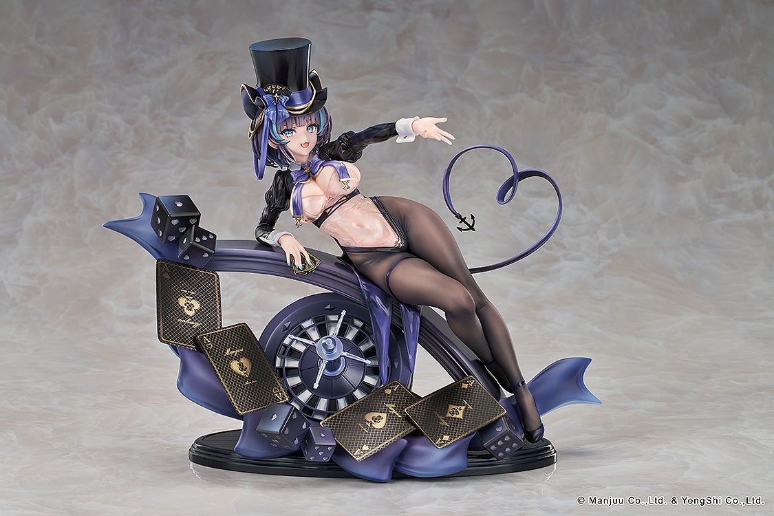 《碧藍航線》柴郡魔術師造型 1/7 模型開放預購 極致黑絲透視裝 2026 年 8 月發售