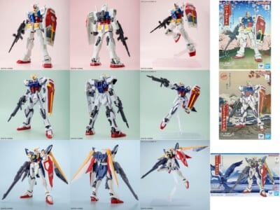 萬代 ENTRY GRADE《機動戰士鋼彈》浮世繪包裝版 2026 年 8 月開賣 初代與 Wing 通通有