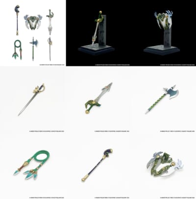 SQUARE ENIX《勇者鬥惡龍》傳奇武器食玩第二彈預購開跑,收錄 1/12 比例天空之劍等經典裝備