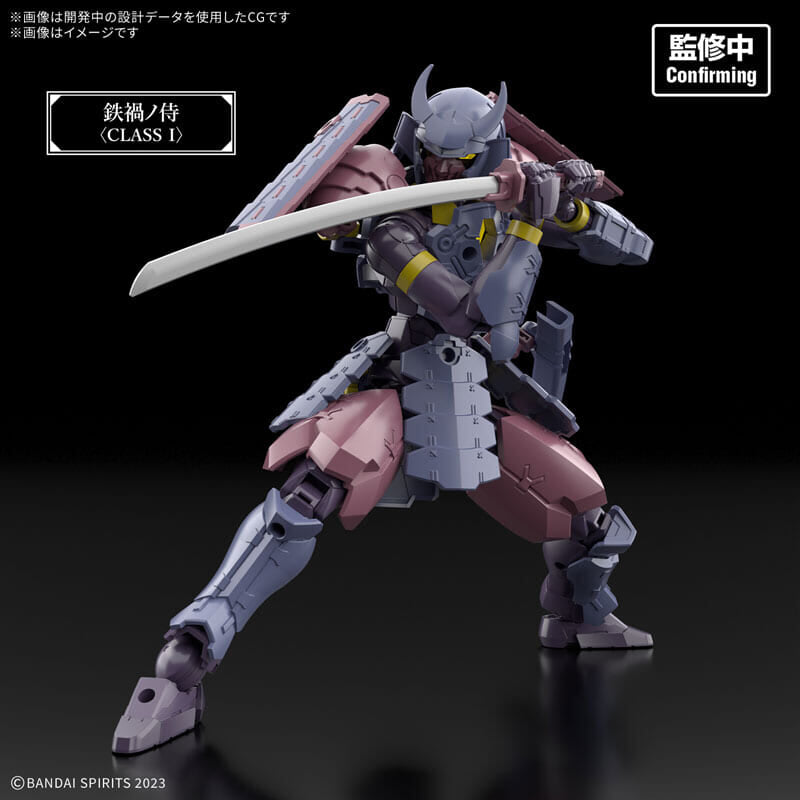 萬代《30MF》和風新作《鐵禍之侍》 10月24日發售可升級雙刀流