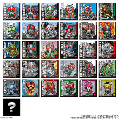 Bandai《SD 假面騎士零食袋 2》橫井畫伯繪貼紙 2027 年 2 月發售