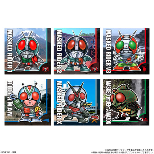 Bandai《SD 假面騎士零食袋 2》橫井畫伯繪貼紙 2027 年 2 月發售