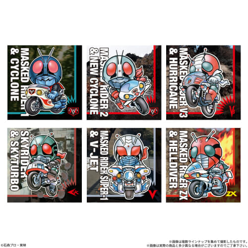 Bandai《SD 假面騎士零食袋 2》橫井畫伯繪貼紙 2027 年 2 月發售