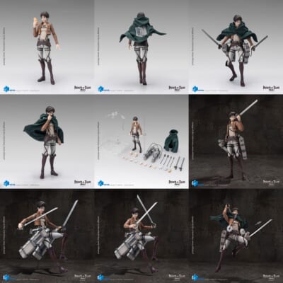Hiya Toys推出《進擊的巨人》人偶 附經典拿杯手型