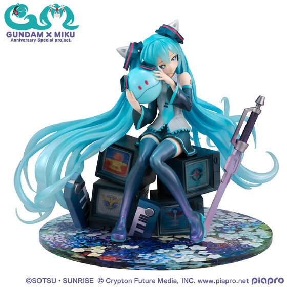 《鋼彈》45 周年聯名「初音 x 00 鋼彈」模型 10 月 3 日開放預訂