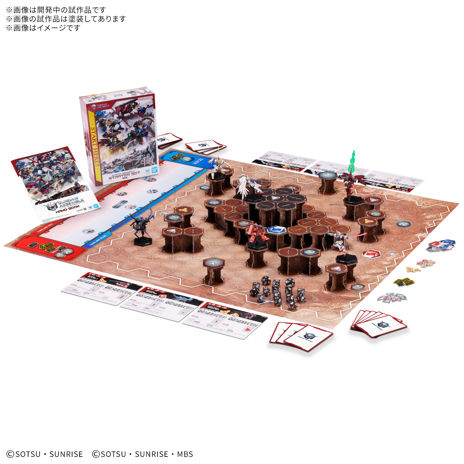 Bandai《GUNDAM ASSEMBLE》2026年登場 5公分鋼彈主打桌面戰略