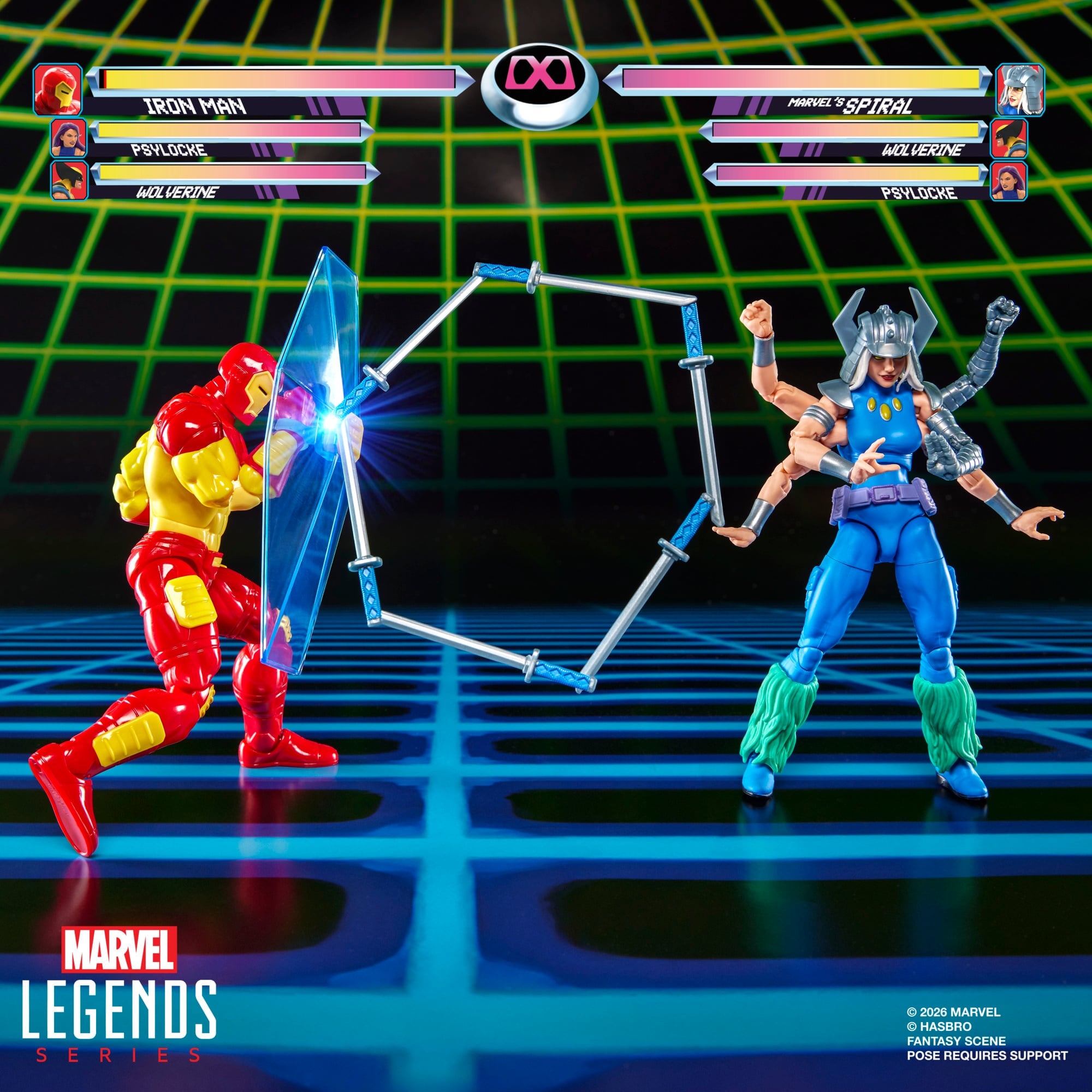Hasbro 推出 Marvel Legends《Iron Man & Marvel's Spiral》電玩版 雙人組附 21 配件重現經典