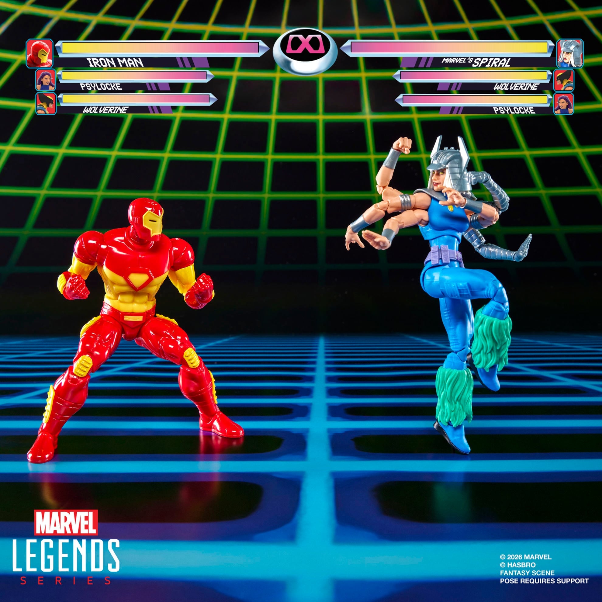 Hasbro 推出 Marvel Legends《Iron Man & Marvel's Spiral》電玩版 雙人組附 21 配件重現經典