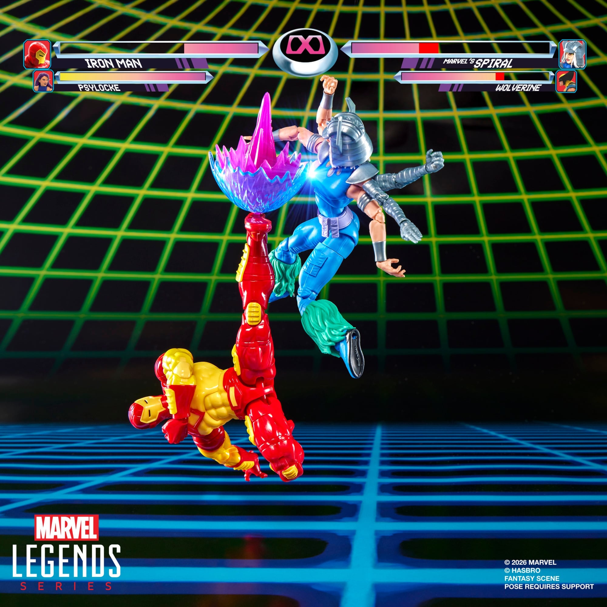 Hasbro 推出 Marvel Legends《Iron Man & Marvel's Spiral》電玩版 雙人組附 21 配件重現經典